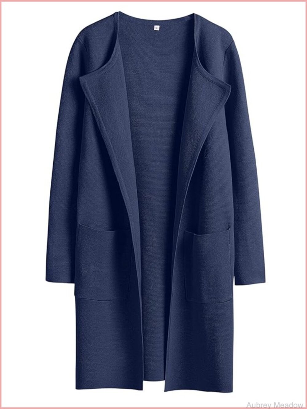 Women's Open Front Cardigan Sweater Long Knit Coatigan Dressy Jacket